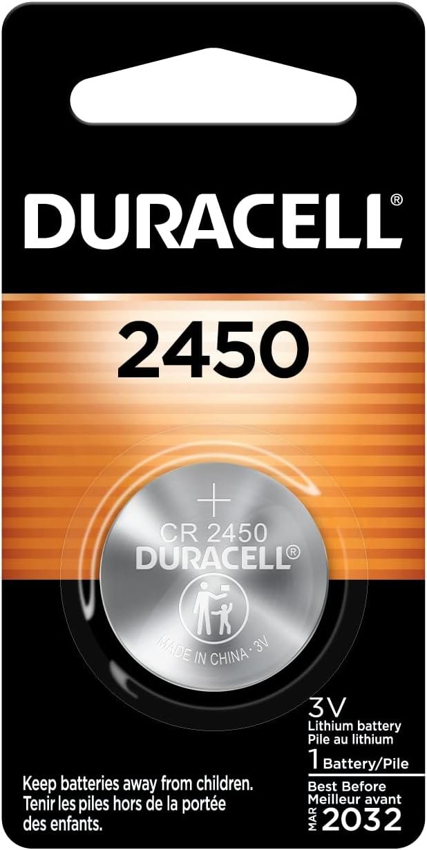 Duracell CR2450 3V Lithium Coin Battery | High Capacity Duracell CR2450 3V Lithium Coin Battery | High Capacity
