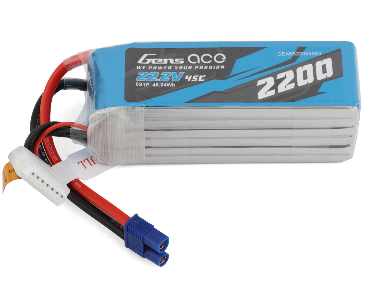 Gens ace 6S 22.2V LiPo Batteries | Speed, Jets, Drones Gens ace 6S 22.2V LiPo Batteries | Speed, Jets, Drones