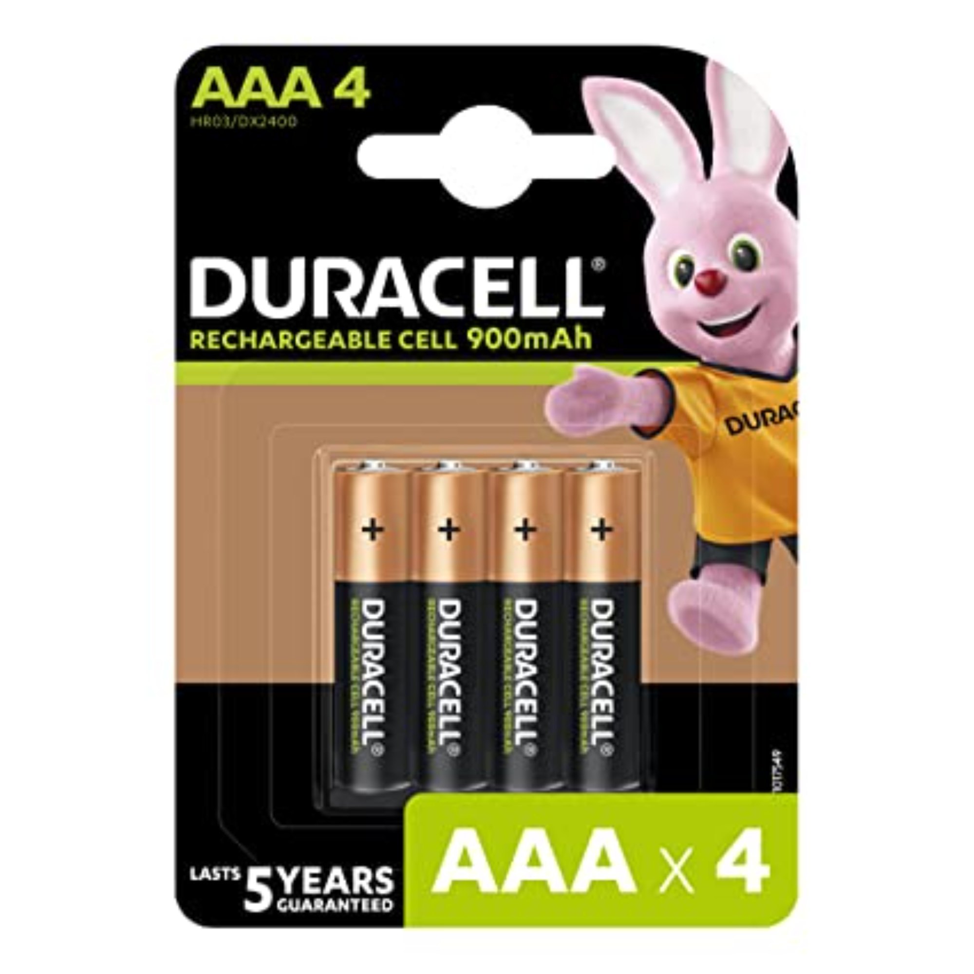 Duracell Rechargeable AAA (HR03) NiMH | 900mAh Power Duracell Rechargeable AAA (HR03) NiMH | 900mAh Power
