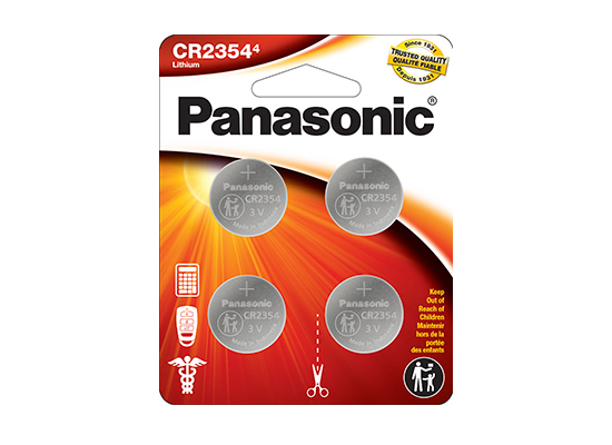 Panasonic CR2354 3V Coin Cell, 560mAh, 10-Year Shelf Panasonic CR2354 3V Coin Cell, 560mAh, 10-Year Shelf