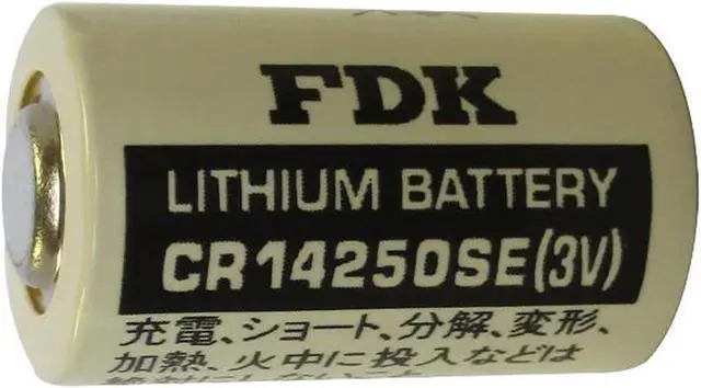 FDK CR14250SE 3V 1/2 AA Lithium for PLCs & Sensors FDK CR14250SE 3V 1/2 AA Lithium for PLCs & Sensors