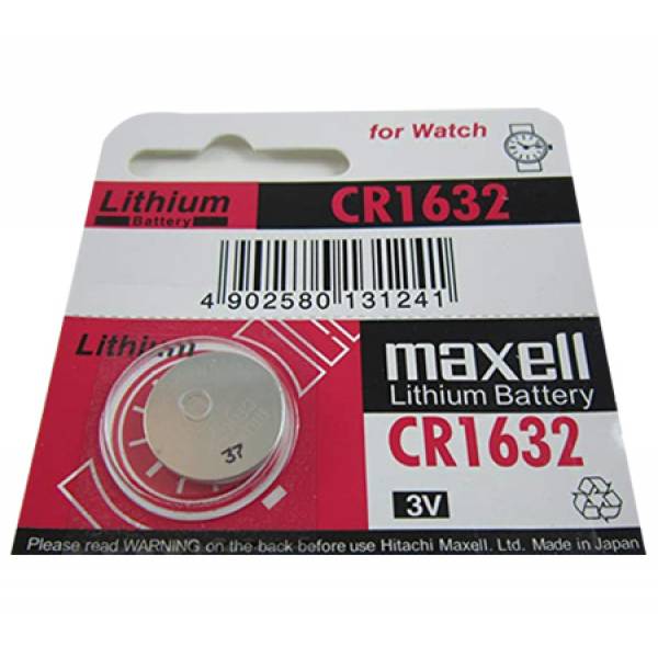 Maxell CR1632 3V Lithium Coin Battery – 120 mAh Maxell CR1632 3V Lithium Coin Battery – 120 mAh