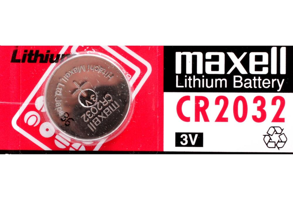Maxell CR2032 3V Lithium Coin Battery | 220 mAh Long-Life Maxell CR2032 3V Lithium Coin Battery | 220 mAh Long-Life