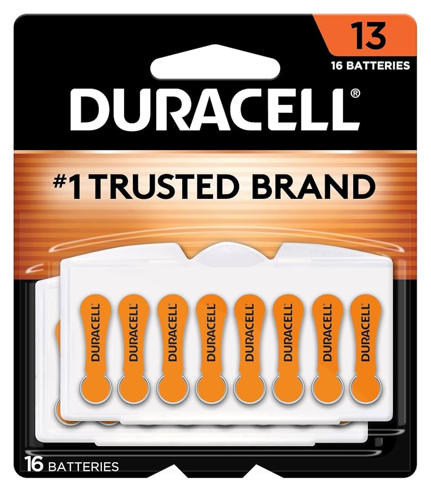 Duracell 13 Hearing Aid Batteries (DA13) — Reliable Power Duracell 13 Hearing Aid Batteries (DA13) — Reliable Power