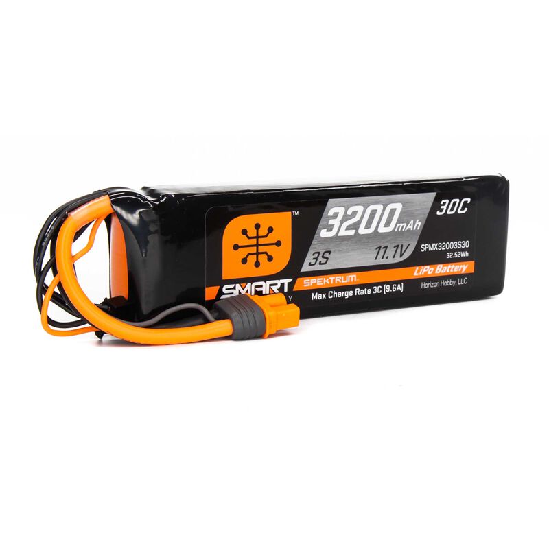 Spektrum 11.1V (3S) LiPo Batteries – Smart 3S Power Spektrum 11.1V (3S) LiPo Batteries – Smart 3S Power