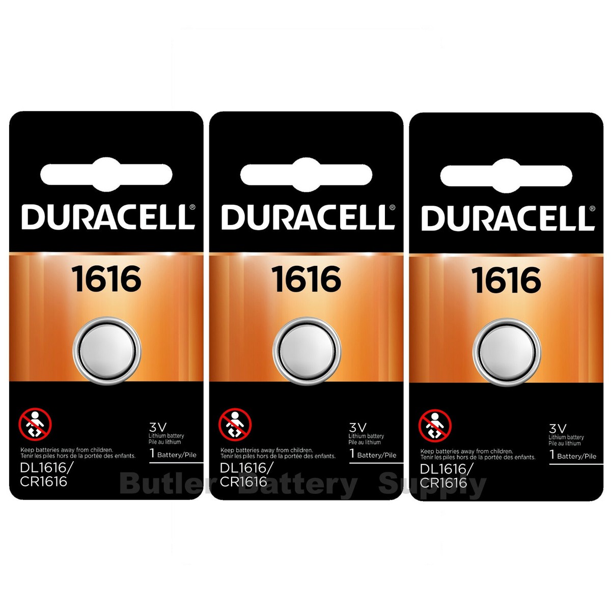 Duracell CR1616 3V Coin Battery for Key Fobs & Wearables Duracell CR1616 3V Coin Battery for Key Fobs & Wearables