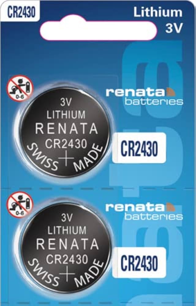 Renata CR2430 3V Lithium Coin Battery | 24mm x 3.0mm Renata CR2430 3V Lithium Coin Battery | 24mm x 3.0mm