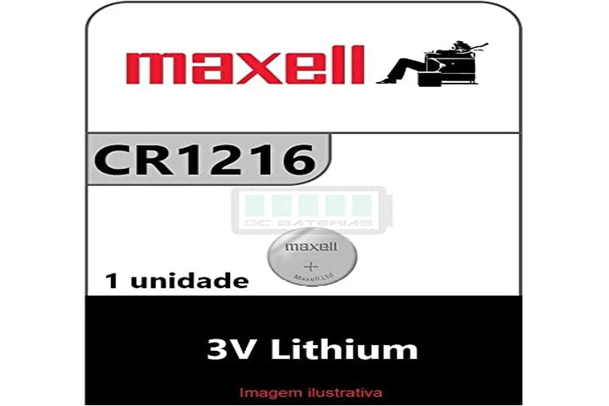 Maxell CR1216 3V Lithium Coin Cell Battery | 25 mAh