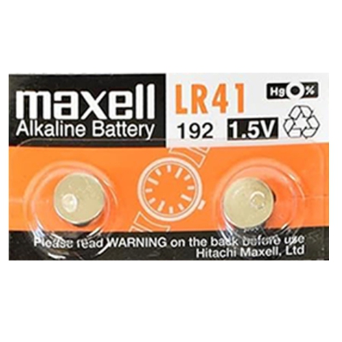 Maxell LR41 1.5V Alkaline Button Cell | Mini Power Maxell LR41 1.5V Alkaline Button Cell | Mini Power
