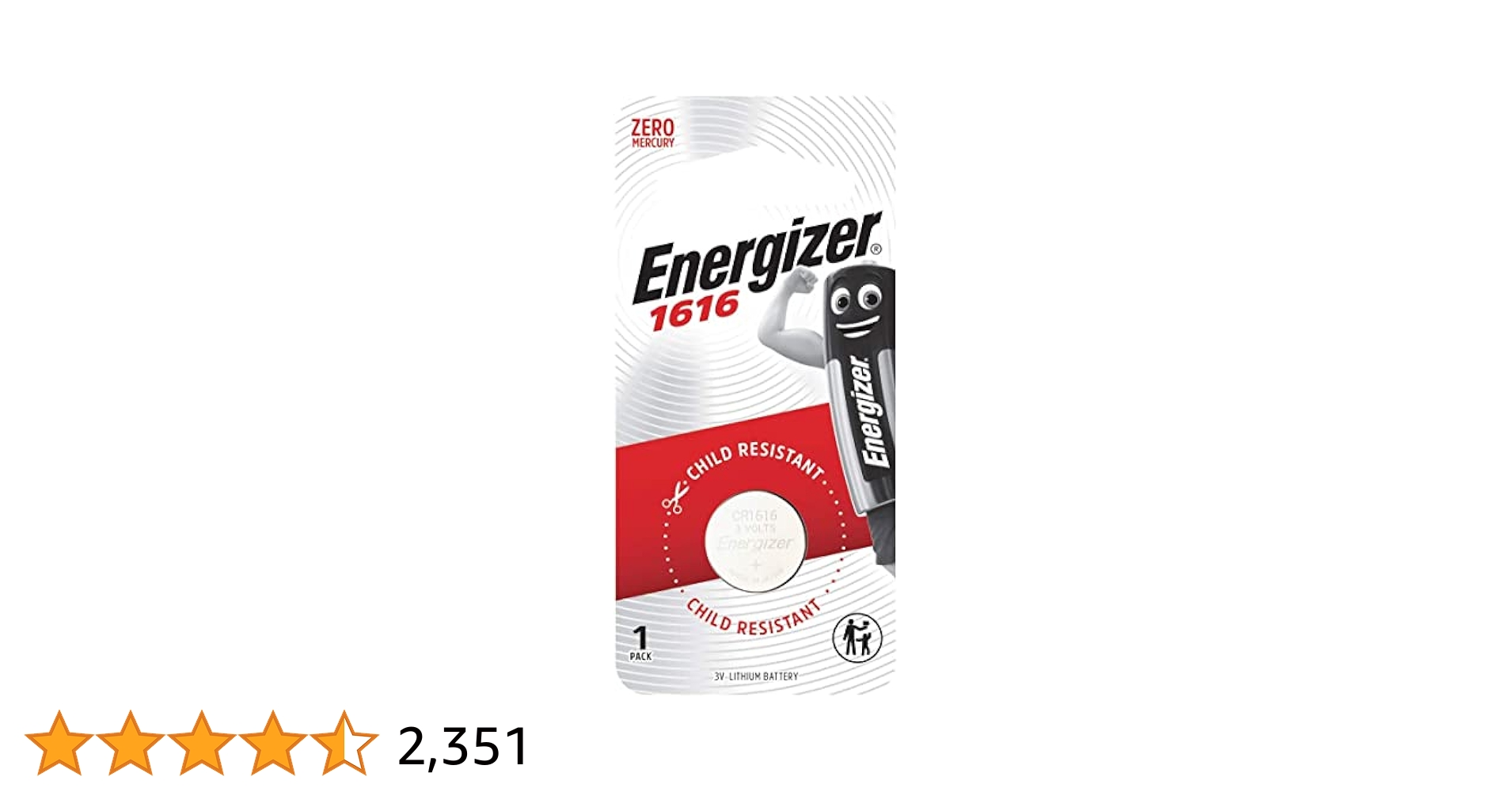 Energizer CR1616 Batteries