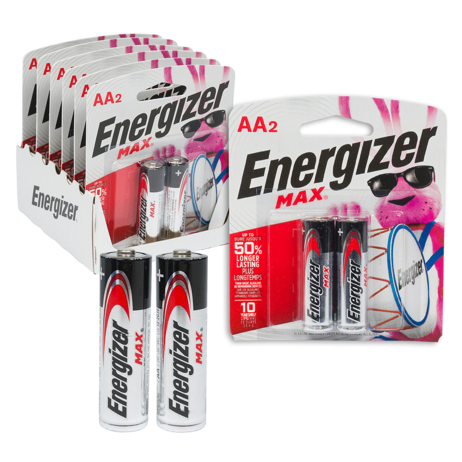 Energizer MAX: Reliable Alkaline Batteries (AA-9V)