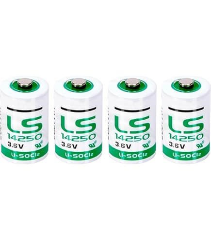 Saft LS-14250-BA 1/2 AA 3.6V Li-SOCl2 Battery 1200mAh Saft LS-14250-BA 1/2 AA 3.6V Li-SOCl2 Battery 1200mAh