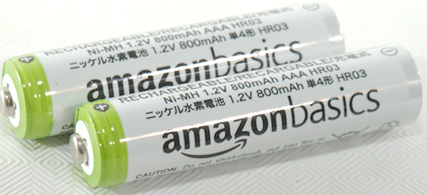 Amazon Basics NiMH AA/AAA Rechargeable Batteries, 1.2V