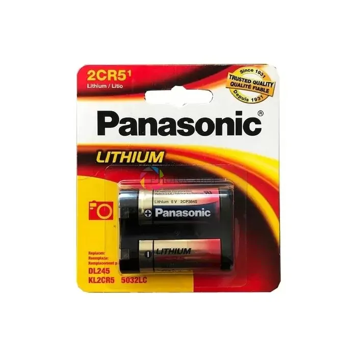 Panasonic 2CR5 Battery | Dependable 6V Lithium Power