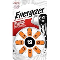 Energizer Size 13 Hearing Aid Batteries | Longer Runtime