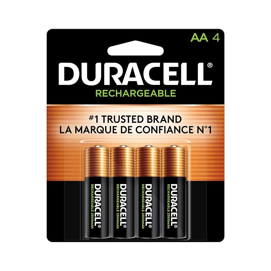 Duracell Rechargeable AA (HR6) NiMH | High Capacity Duracell Rechargeable AA (HR6) NiMH | High Capacity