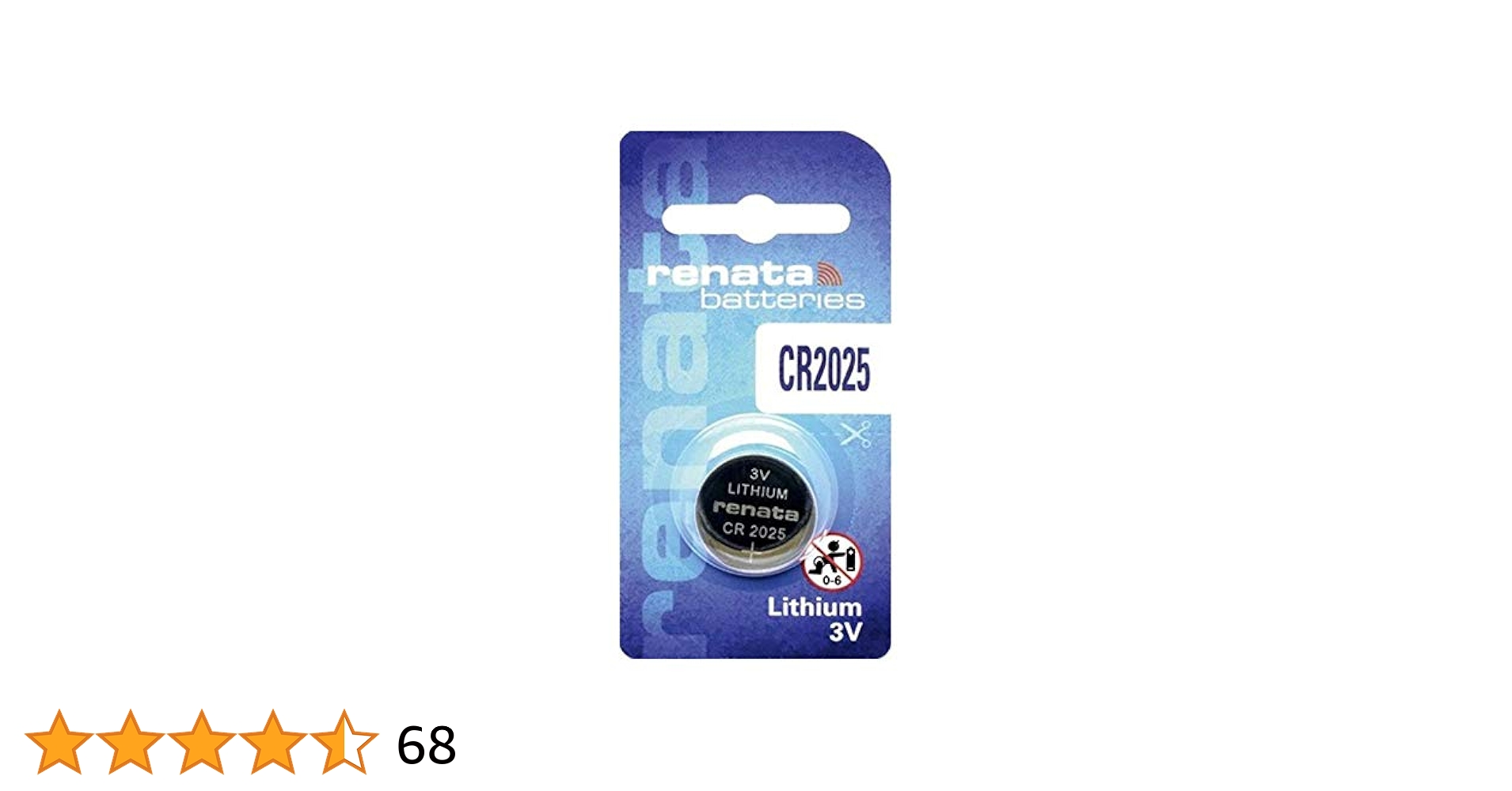 Renata CR2025 3V Lithium Coin Cell — Reliable Power
