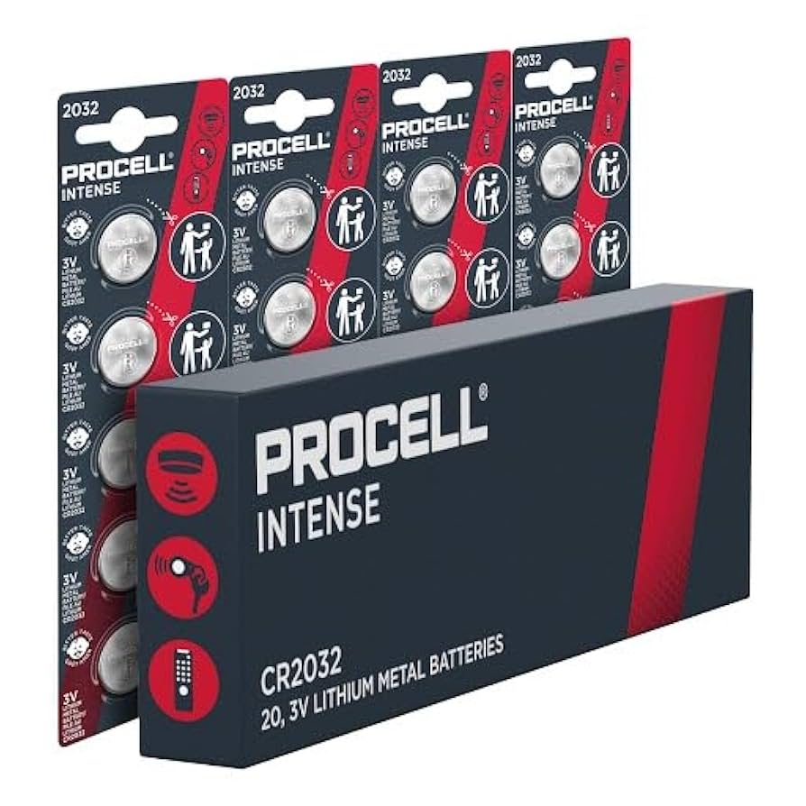 Procell Intense CR2032 3V Lithium Coin Cell Battery Procell Intense CR2032 3V Lithium Coin Cell Battery