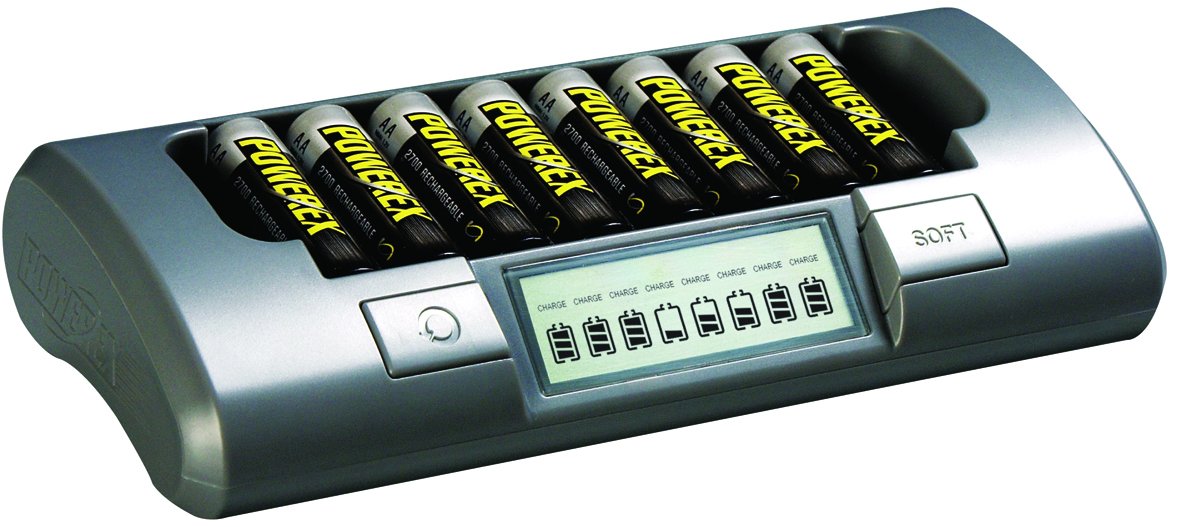 Powerex MH-C800S 8-Cell Smart Charger | AA/AAA NiMH Powerex MH-C800S 8-Cell Smart Charger | AA/AAA NiMH