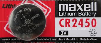 Maxell CR2450 Lithium Coin Battery | 620 mAh Power